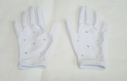 白のショート手袋プレゼント