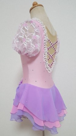 画像3: フリルレースドレス（ピンク・紫）