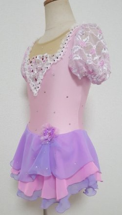 画像4: フリルレースドレス（ピンク・紫）