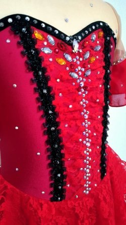 画像4: アンブレラ・スリーブコスチューム（赤系）