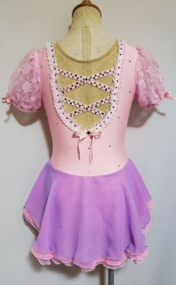 画像2: フリルレースドレス（ピンク・紫）
