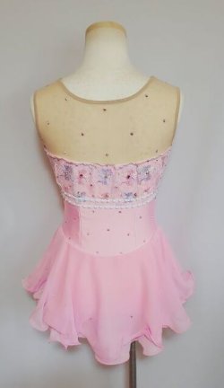 画像2: チュールレースドレス（ピンク）サイズ130