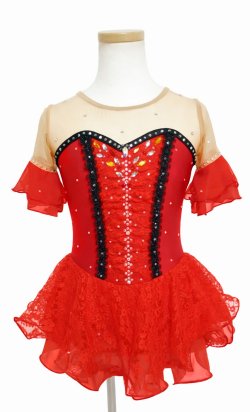 画像1: アンブレラ・スリーブコスチューム（赤系）