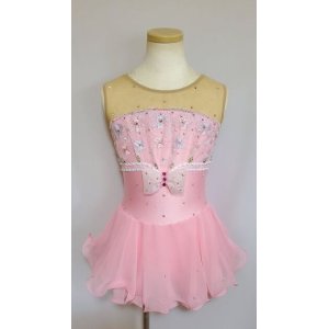 画像: チュールレースドレス（ピンク）サイズ130
